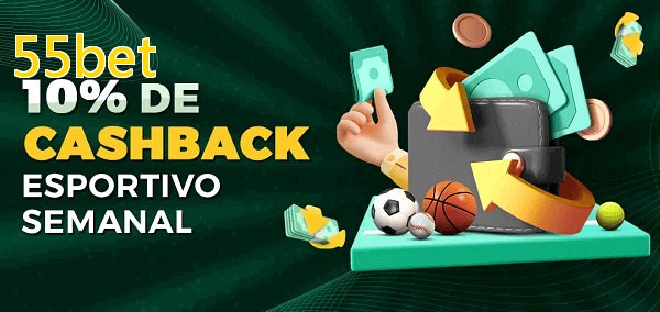 10% de bônus de cashback na 55bet